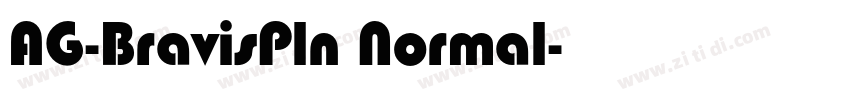 AG-BravisPln Normal字体转换